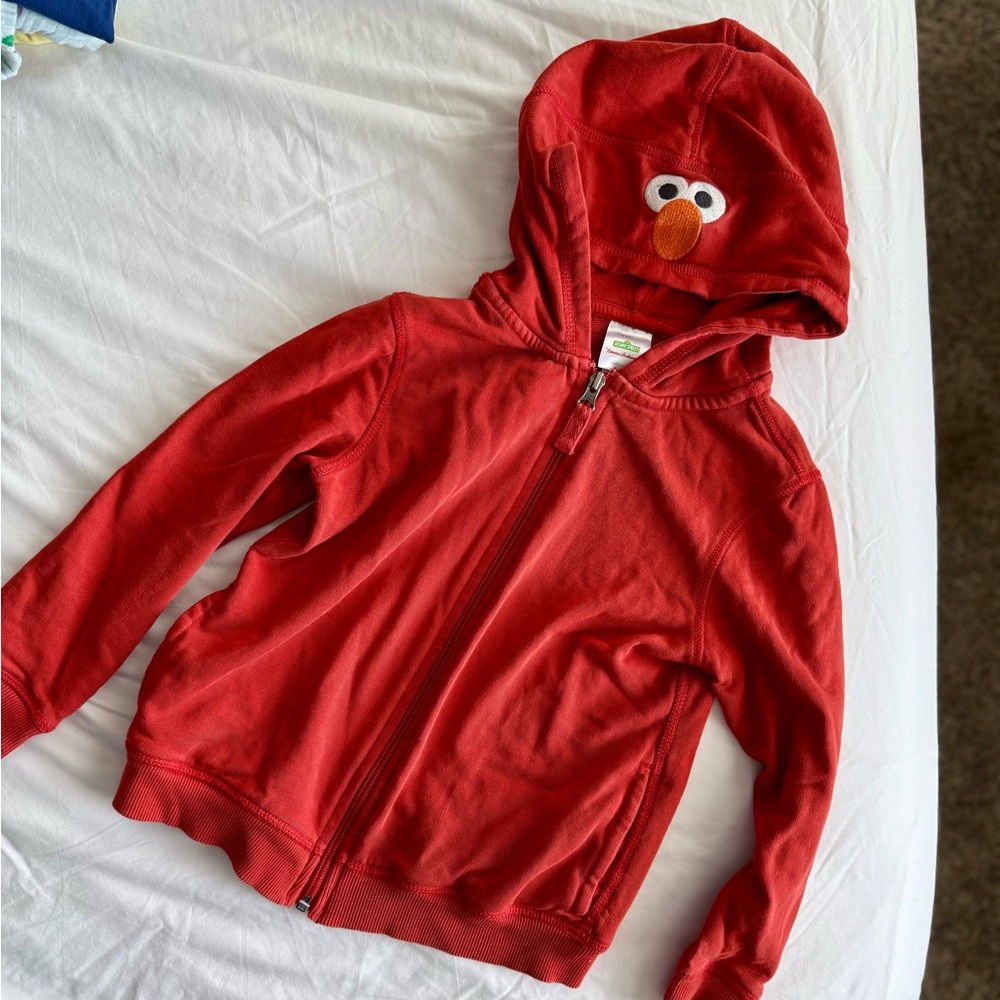 Hanna Andersson Red Elmo Hoodie for Kids